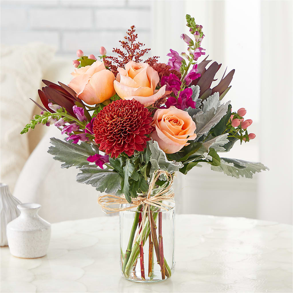 Moody Hues Bouquet –  Illusion Flower Shop, Houston TX