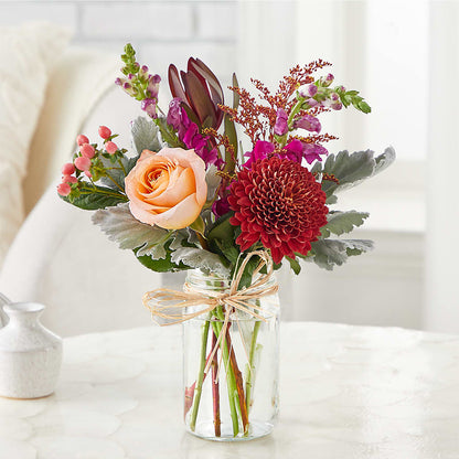 Moody Hues Bouquet –  Illusion Flower Shop, Houston TX