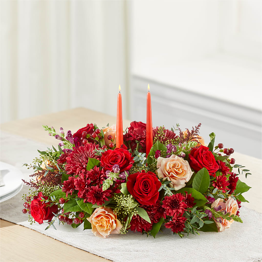 Most Thankful Centerpiece –  Illusion Flower Shop, Houston TX