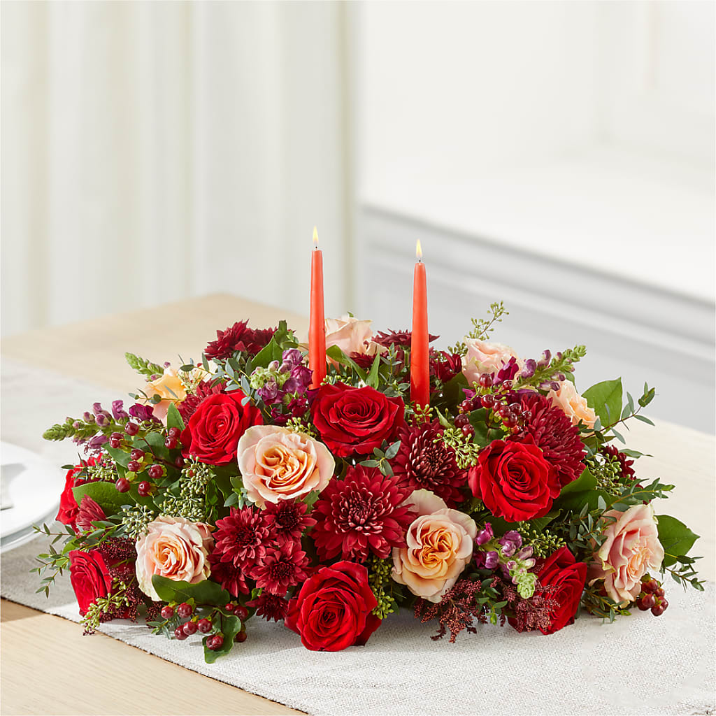 Most Thankful Centerpiece –  Illusion Flower Shop, Houston TX
