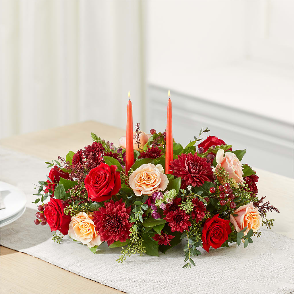 Most Thankful Centerpiece –  Illusion Flower Shop, Houston TX