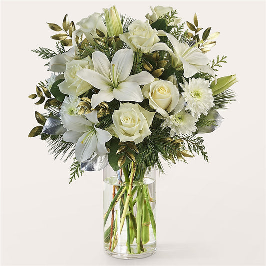 Wintry Mix Bouquet –  Illusion Flower Shop, Houston TX
