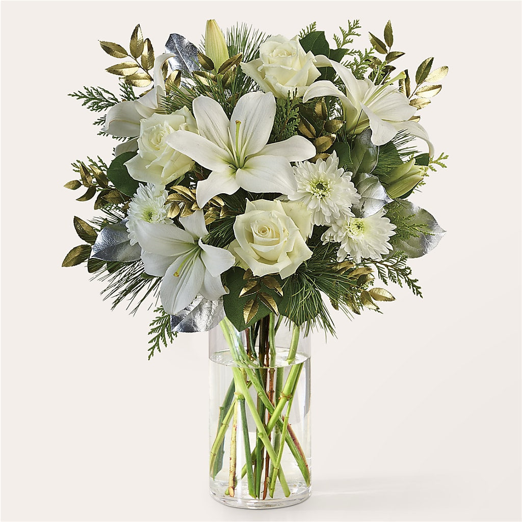 Wintry Mix Bouquet –  Illusion Flower Shop, Houston TX