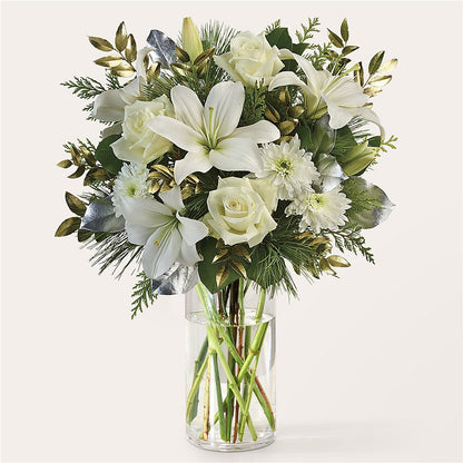 Wintry Mix Bouquet –  Illusion Flower Shop, Houston TX