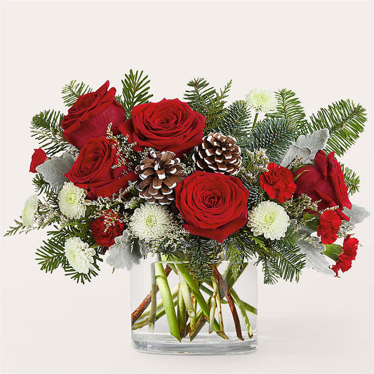 Yule Cheer Bouquet –  Illusion Flower Shop, Houston TX