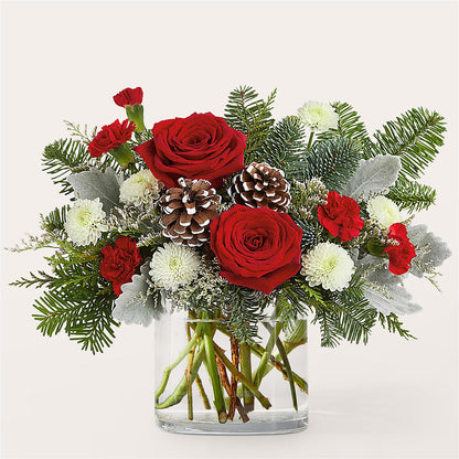 Yule Cheer Bouquet –  Illusion Flower Shop, Houston TX
