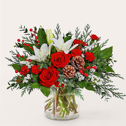 Best in Snow Bouquet –  Illusion Flower Shop, Houston TX