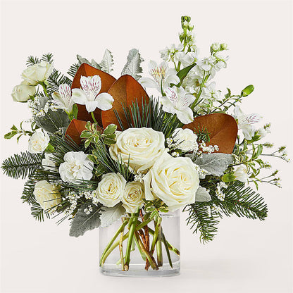 Fresh Snowfall Bouquet –  Illusion Flower Shop, Houston TX