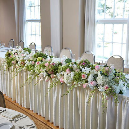 State of Joy Head Table Arrangement –  Illusion Flower Shop, Houston TX