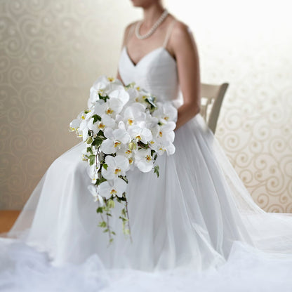 Classic White Bouquet –  Illusion Flower Shop, Houston TX