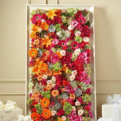 Fresh Picked Floral Wall –  Illusion Flower Shop, Houston TX