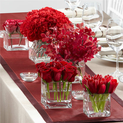Modern Grace Centerpiece –  Illusion Flower Shop, Houston TX